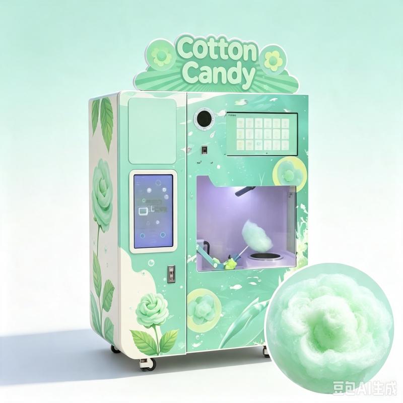 Candy Floss Machine - Máquina expendedora de algodón de azúcar,