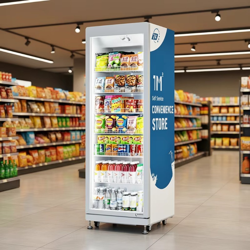 Open Vending Machine - Máquina Expendedora Personalizada FOODLINE con IA,