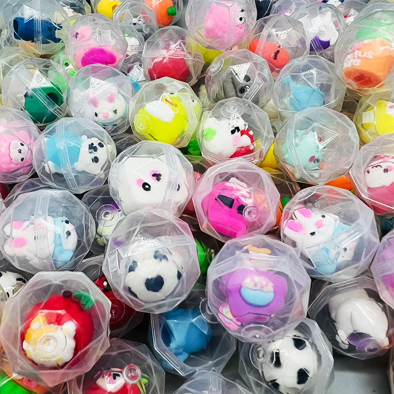 Claw Crane Machine - Huevo retorcido transparente para Mini máquina