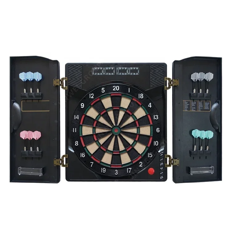 Electronic Dartboard Cabinet - Z juego de interior gabinete moldeado