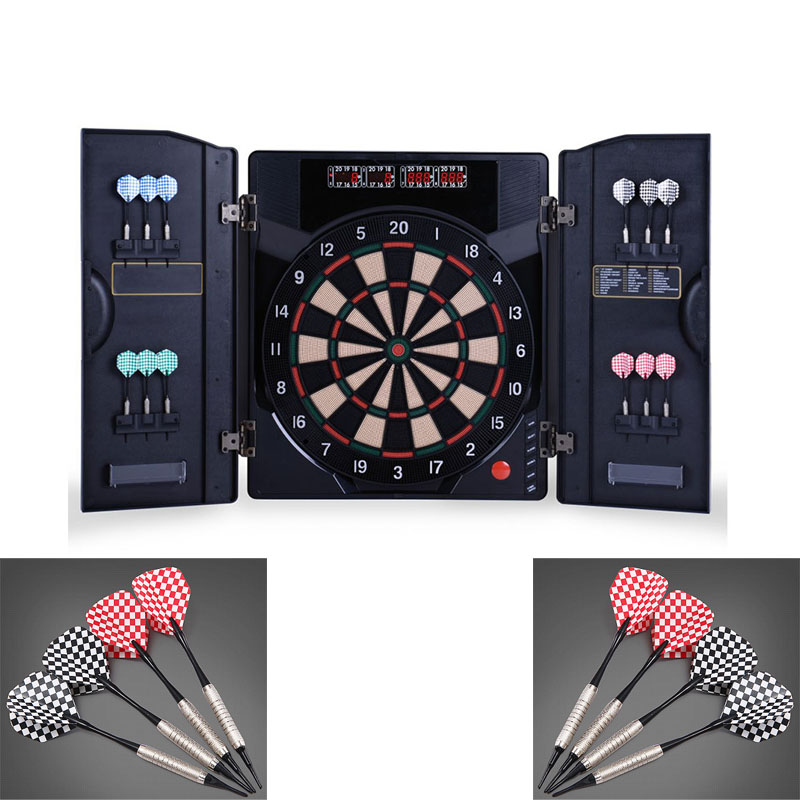 Electronic Dartboard Cabinet - Gabinete de dardos electrónico con puntuación