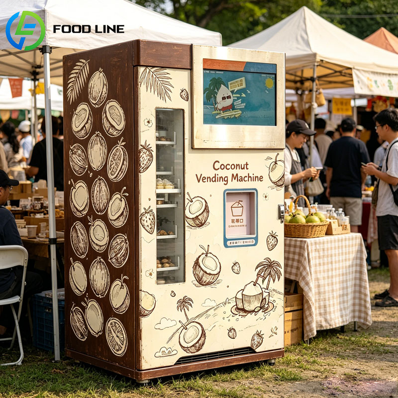 Open Vending Machine - Máquina Expendedora de Coco Fresco, Máquina