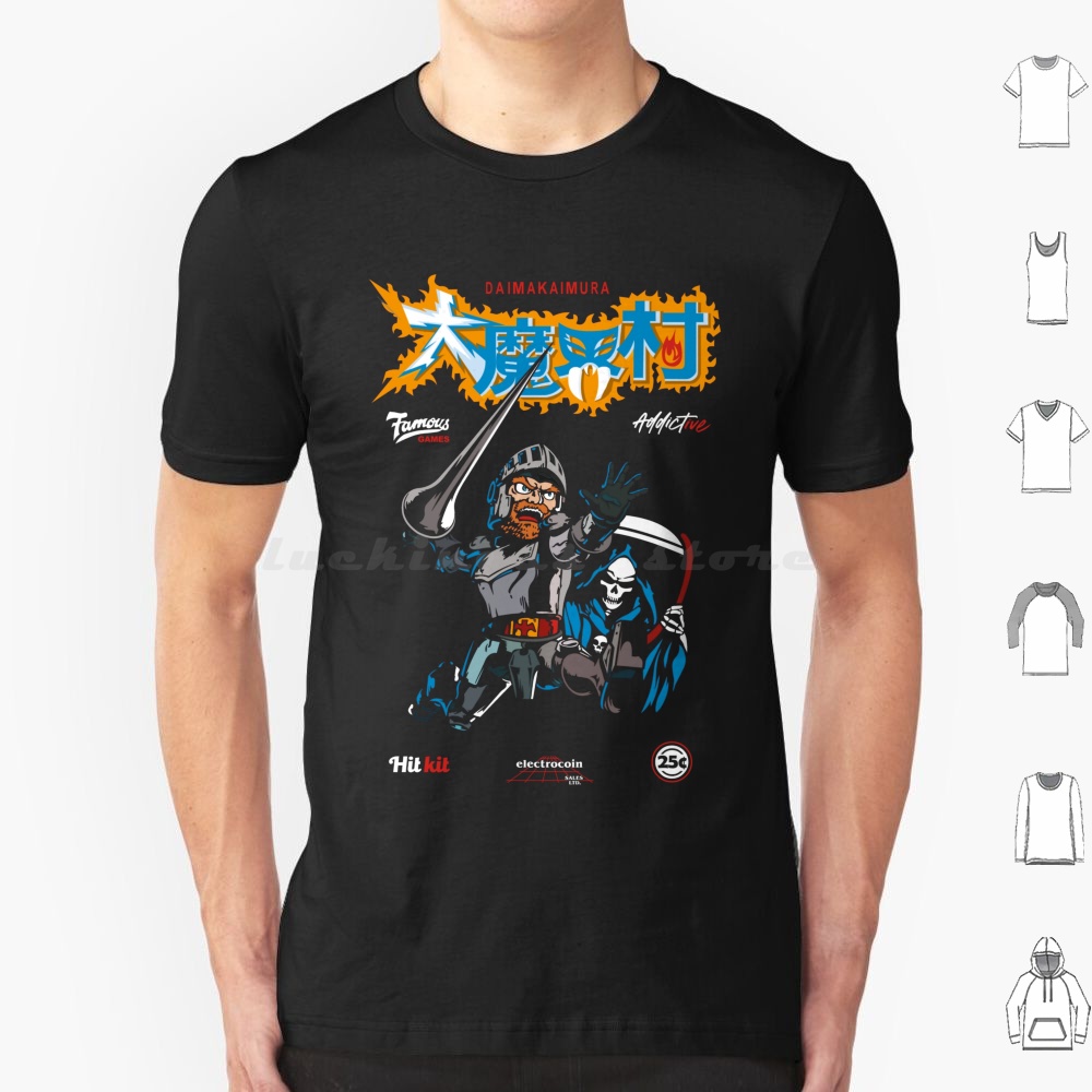 Arcade No - Camiseta Retro Arcade Vintage de Ghouls'n