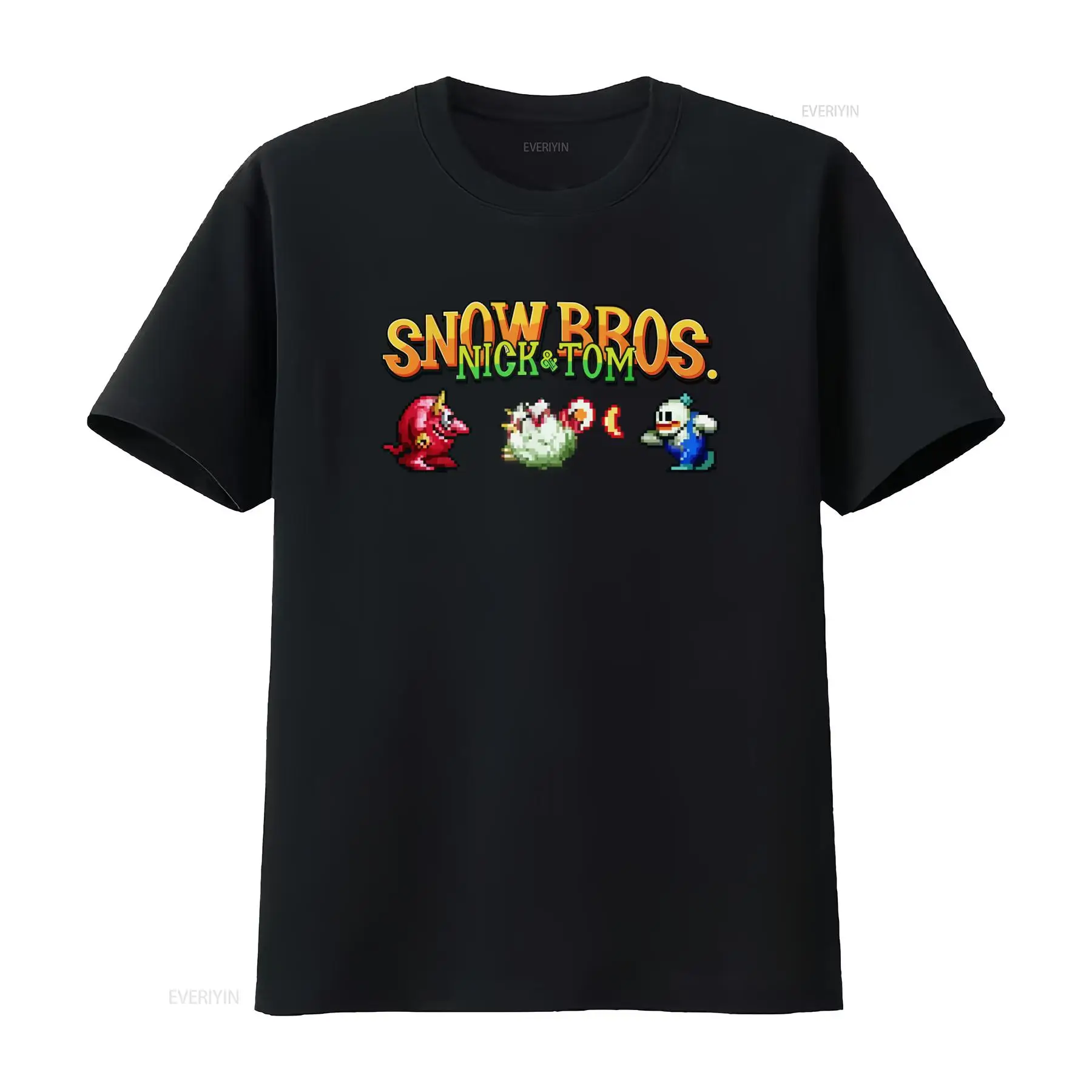 Arcade No - Camiseta Snow Bros Retro Arcade con