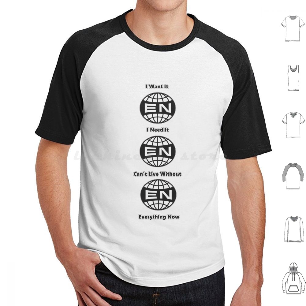 Arcade No - Arcade Fire-todo ahora camiseta tamaño grande