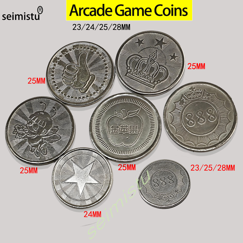 Token Coin Mechanism - 100 Uds. De fichas de acero