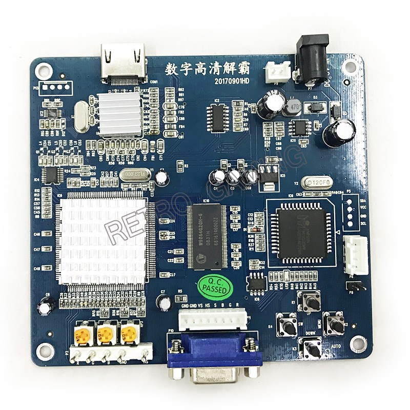 Coin Pusher Machine - Convertidor CGA a HDMI, Placa de