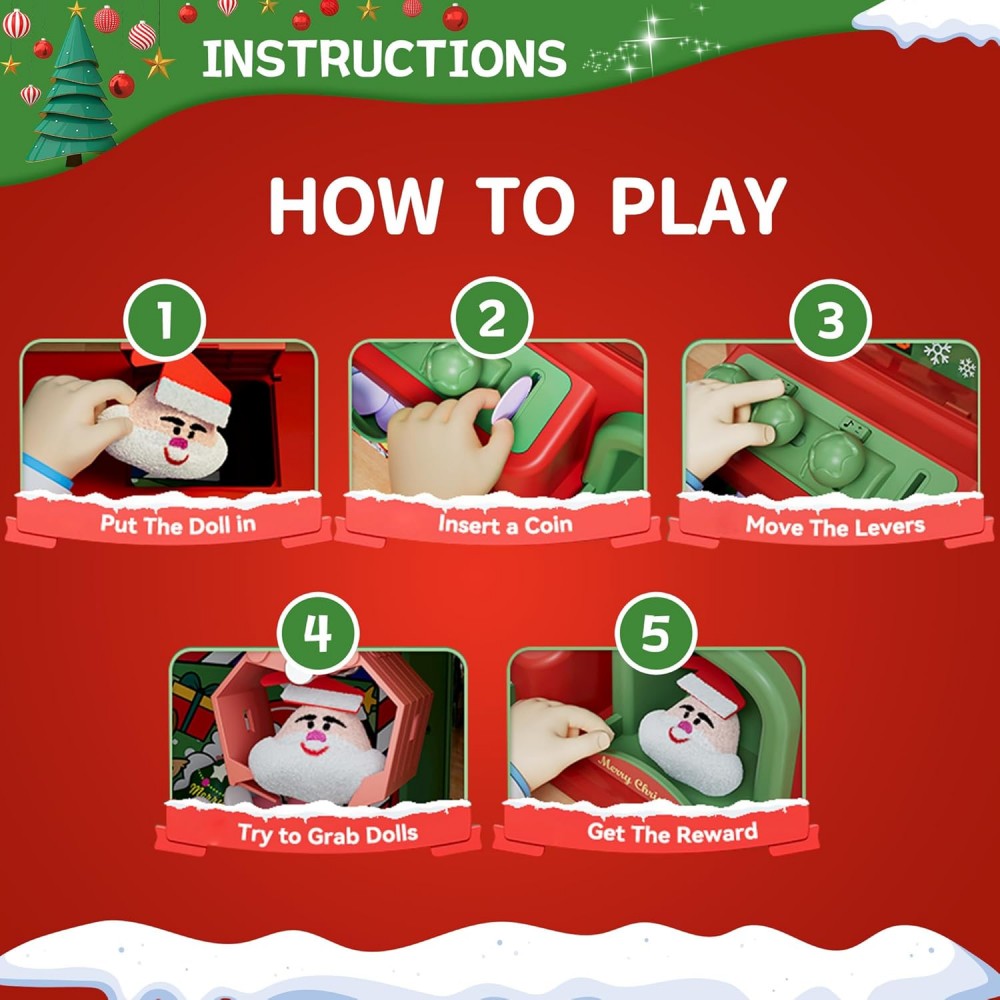 Máquina de garra de Navidad pa - Arcade And Vending reseña y precio