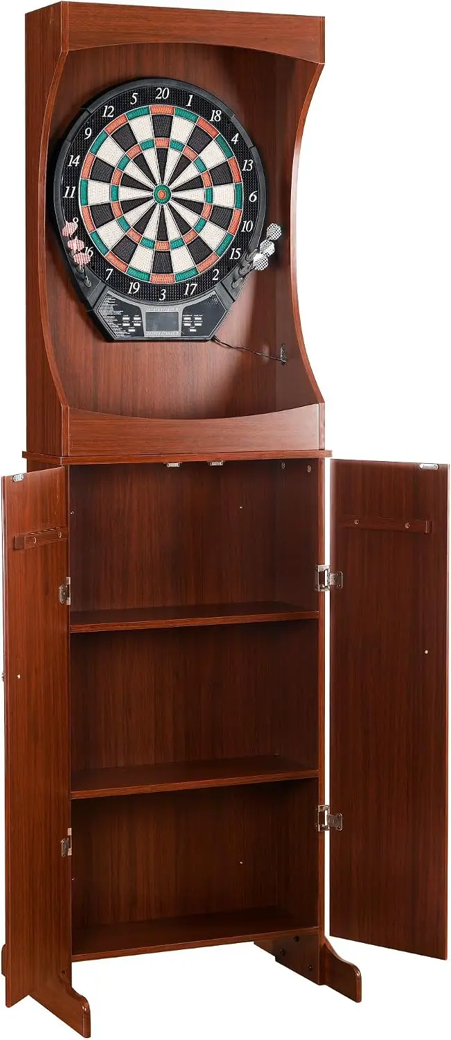 Outlaw Electronic Dart Board C - Electronic Dartboard Cabinet reseña y precio