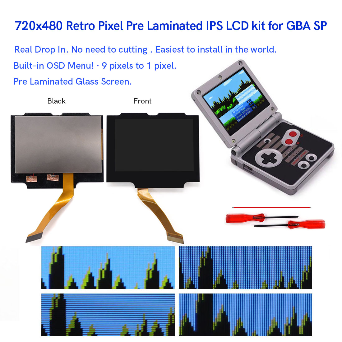 Pantalla LCD IPS laminada con  - Lcd Screen Arcade reseña y precio