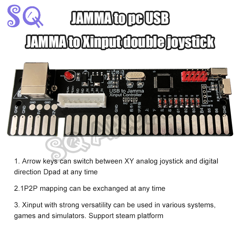 Controlador USB a Jamma Xinput - Coin Acceptor Selector reseña y precio