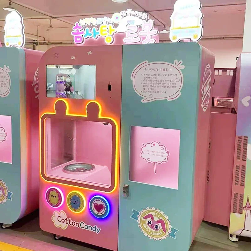 Máquina Expendedora de Algodón - Candy Floss Machine reseña y precio