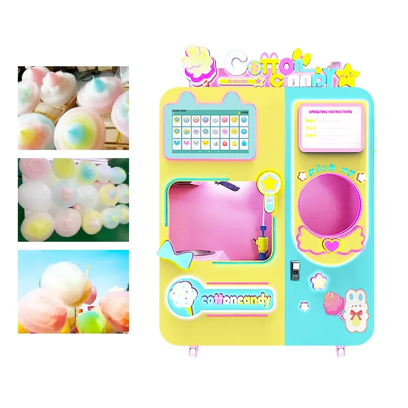 Máquina Expendedora de Algodón - Candy Floss Machine reseña y precio