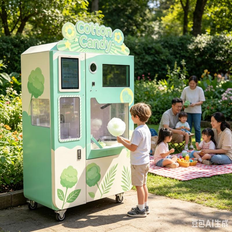 Máquina expendedora de algodón - Candy Floss Machine reseña y precio
