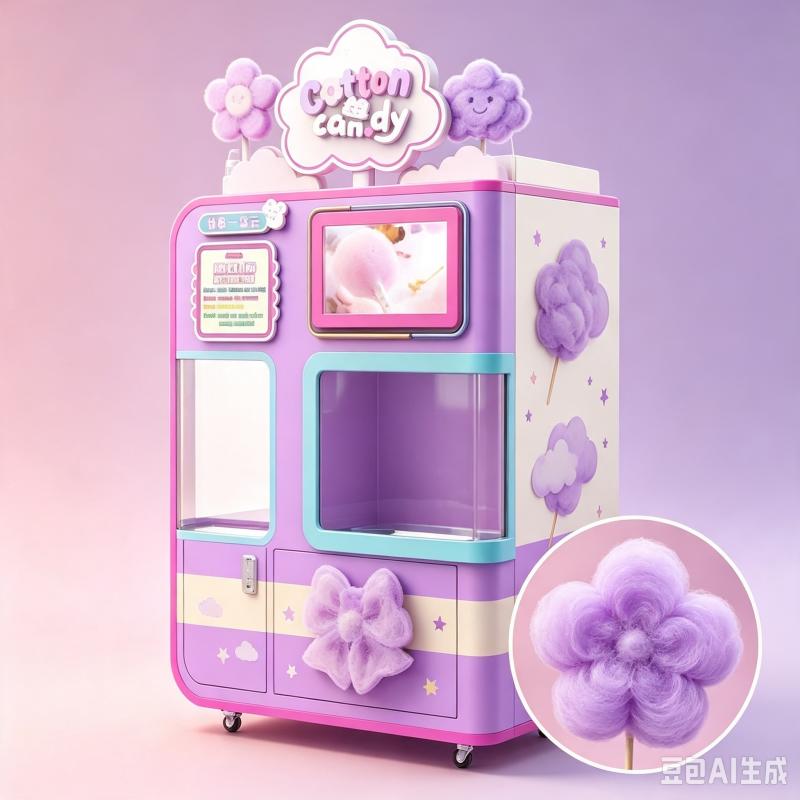 Máquina expendedora de algodón - Candy Floss Machine reseña y precio