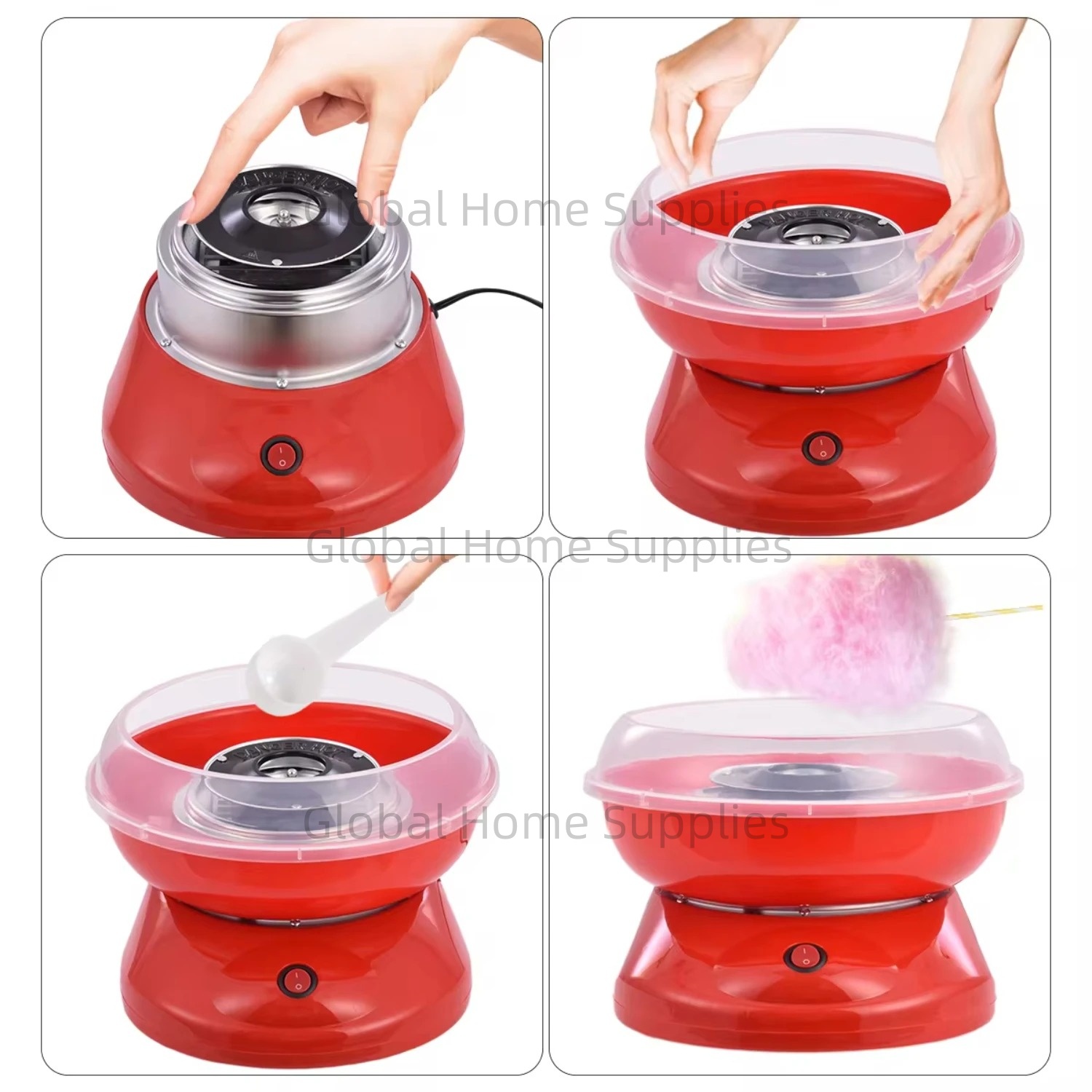 Máquina de algodón de azúcar e - Candy Floss Machine reseña y precio