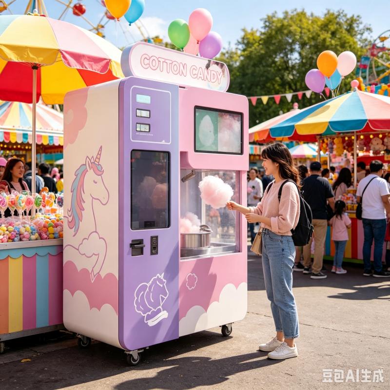 Máquina expendedora inteligent - Candy Floss Machine reseña y precio