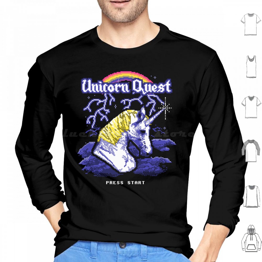 Unicorn Quest Sudadera con cap - Arcade Quest reseña y precio