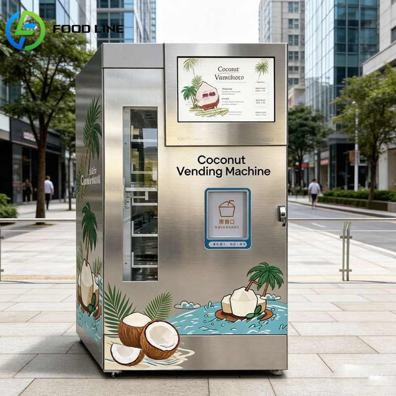 Máquina Expendedora de Coco Fr - Open Vending Machine reseña y precio