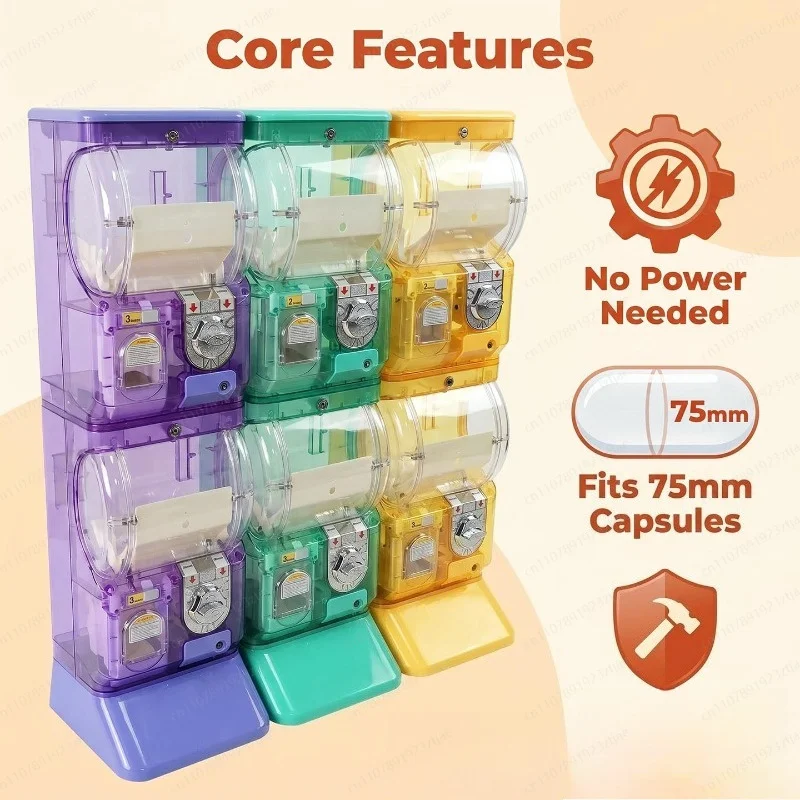 Máquina Gashapon Transparente  - Arcade And Vending reseña y precio