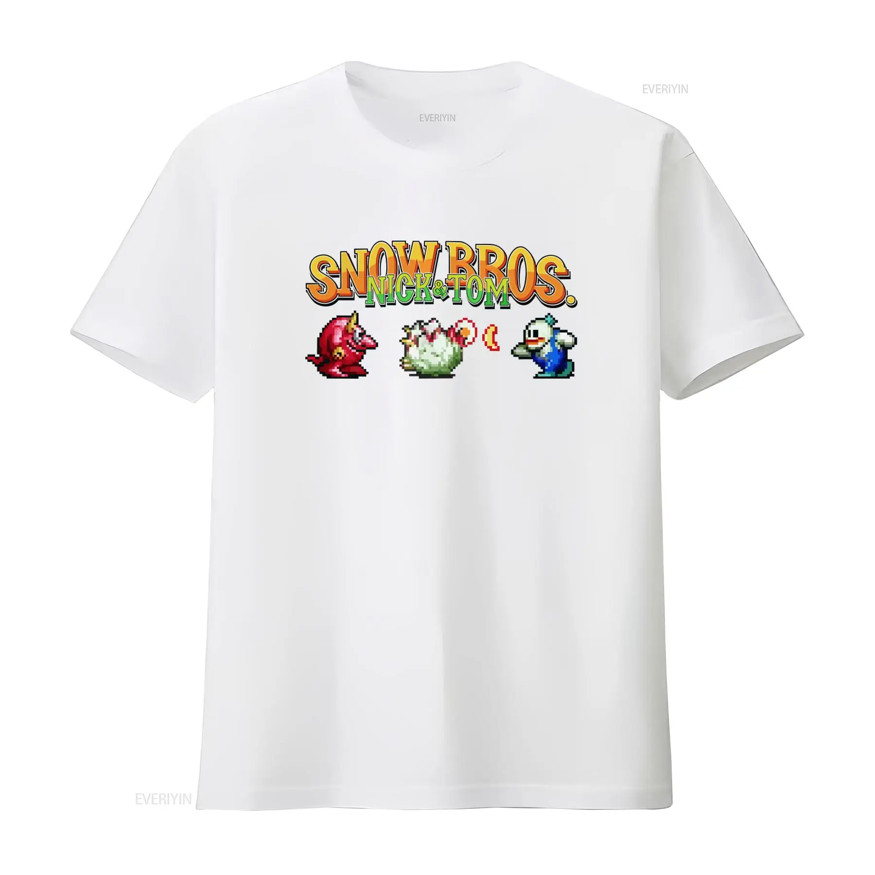 Camiseta Snow Bros Retro Arcad - Arcade No reseña y precio