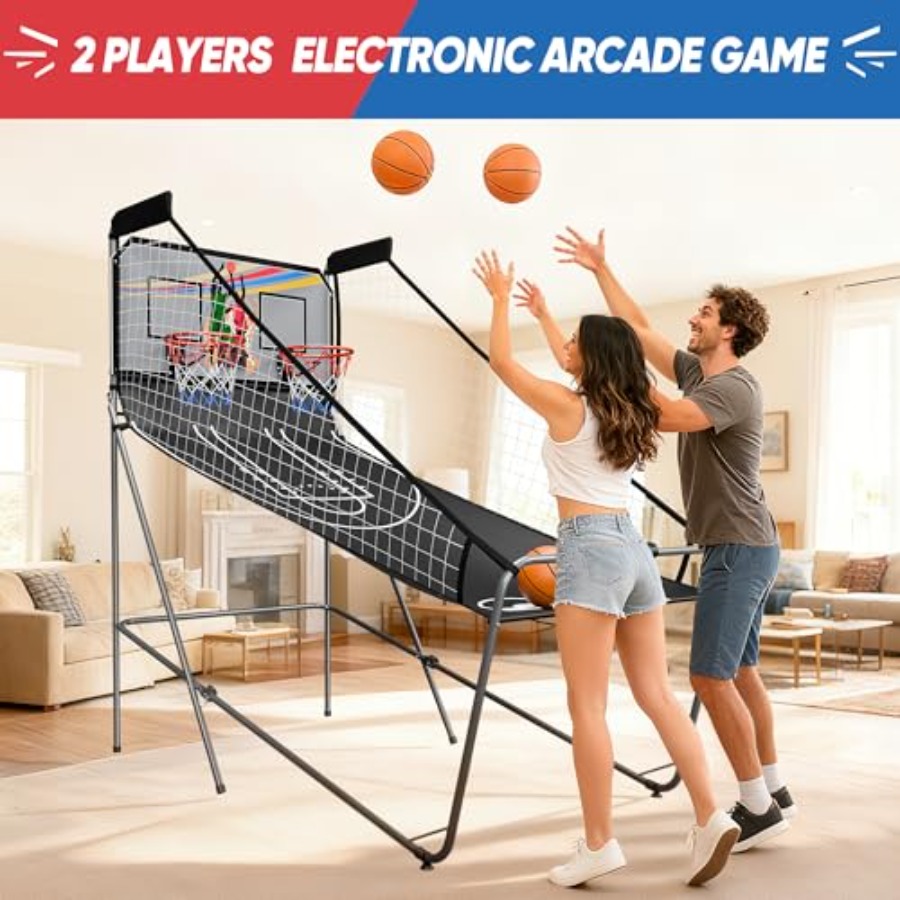 Juego de baloncesto electrónic - Arcade Games & Vending Llc reseña y precio