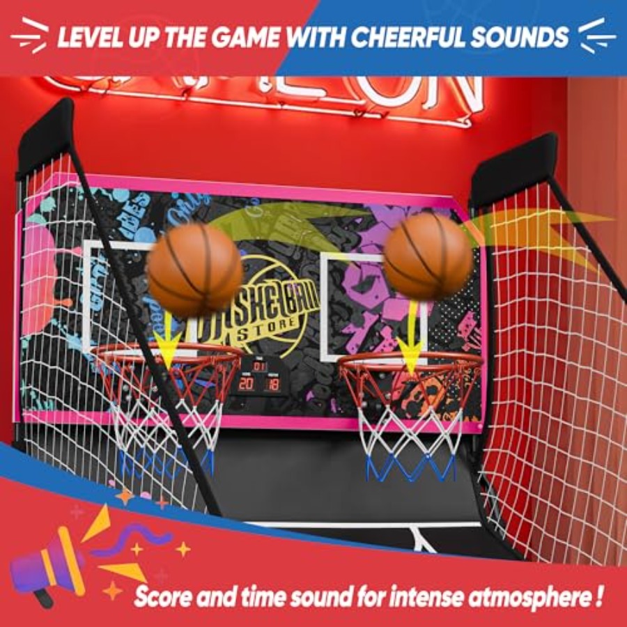 Juego de baloncesto electrónic - Arcade Games & Vending Llc reseña y precio