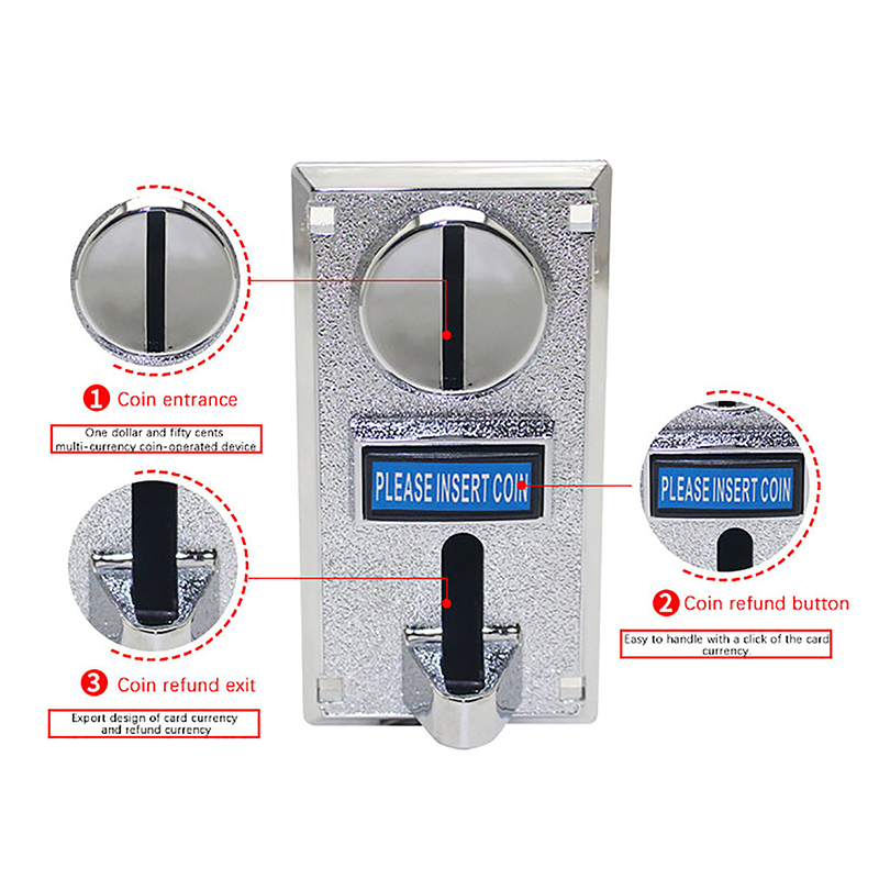 Aceptador electrónico de múlti - Coin Acceptor Selector reseña y precio