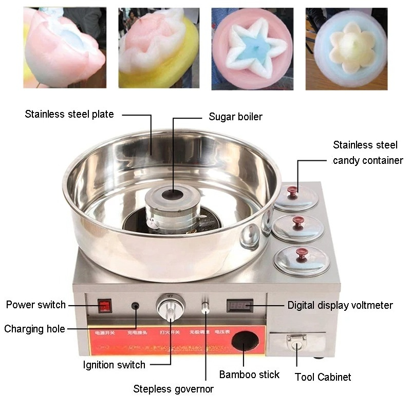 Máquina Comercial de Algodón d - Candy Floss Machine reseña y precio