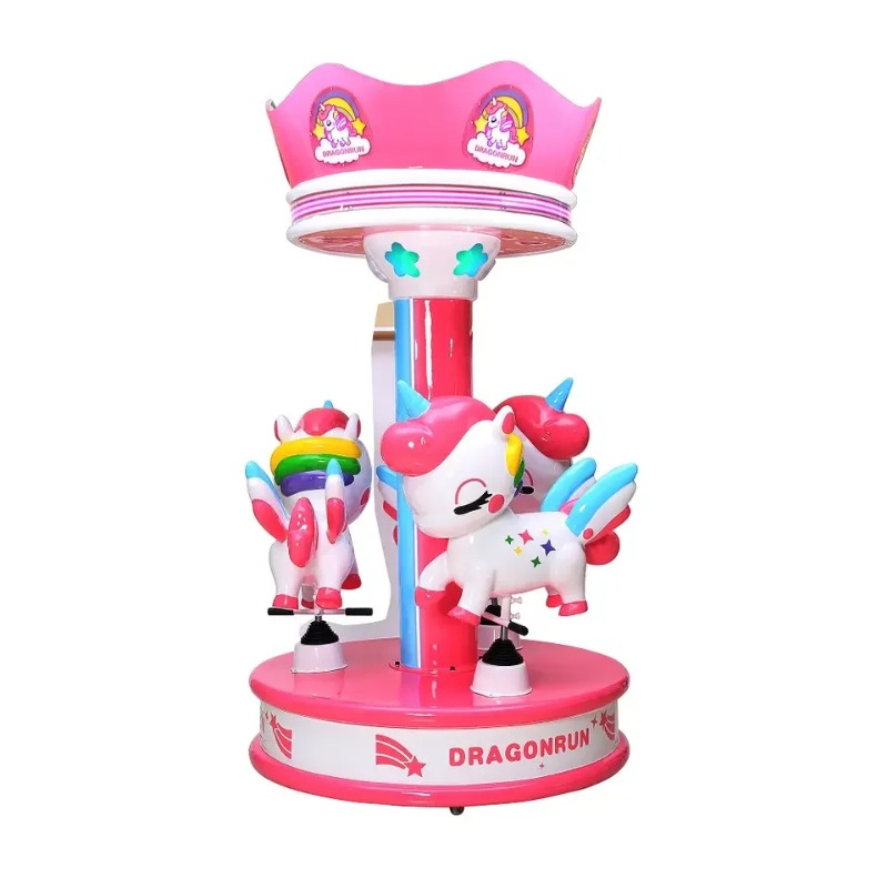 Carrusel musical para niños Me - Coin Operated Kiddie Ride reseña y precio