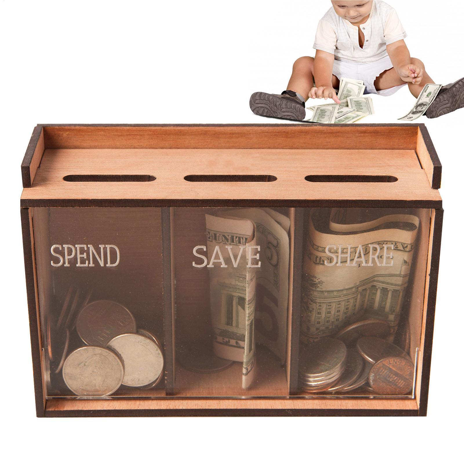 Caja de Ahorro con 3 Compartim - Coin Operated Kiddie Ride reseña y precio