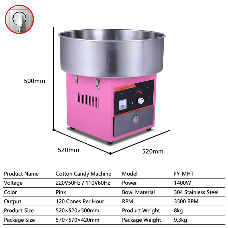 Máquina de Algodón de Azúcar I - Candy Floss Machine reseña y precio