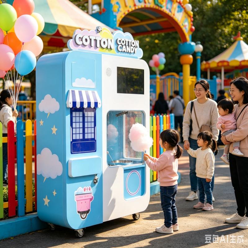 Máquina expendedora de algodón - Candy Floss Machine reseña y precio