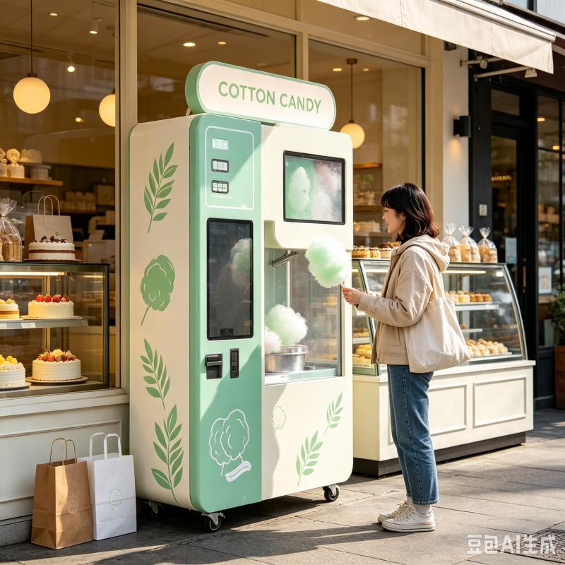 Máquina expendedora de algodón - Candy Floss Machine reseña y precio