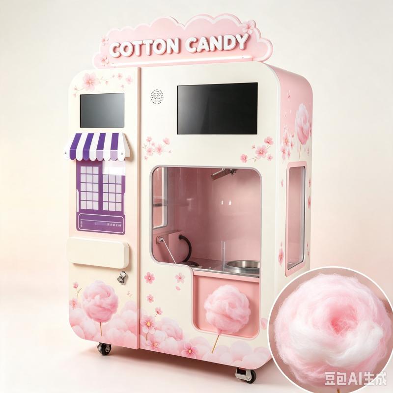 Máquina expendedora de algodón - Candy Floss Machine reseña y precio