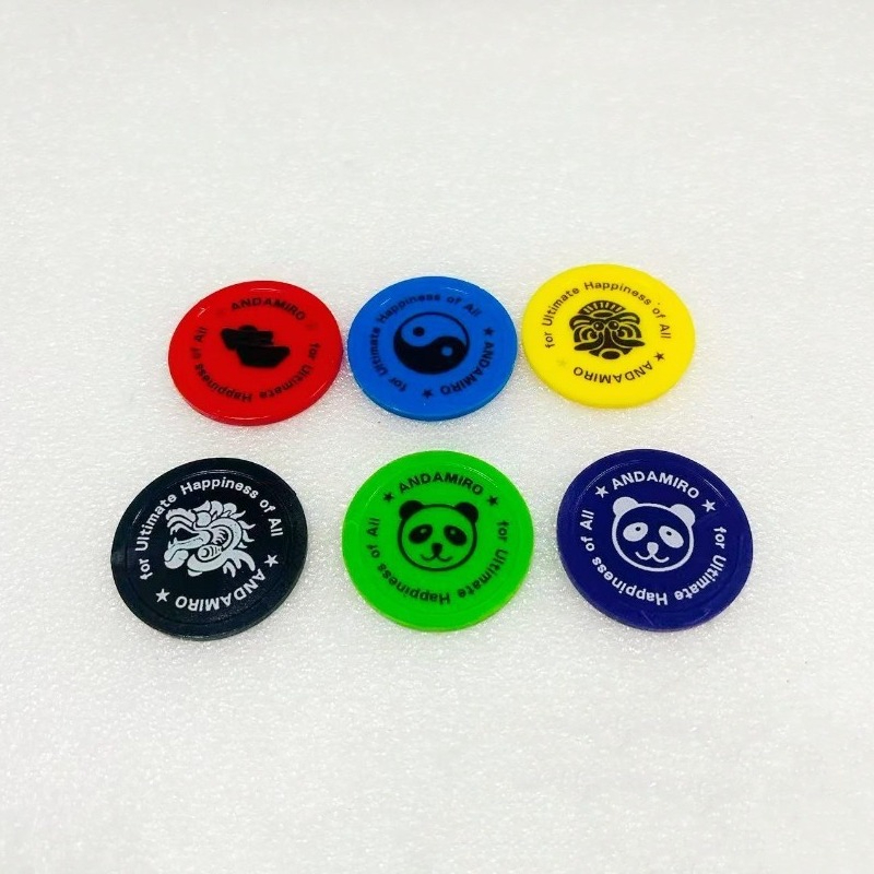 500 fichas de plástico persona - Token Coin Mechanism reseña y precio